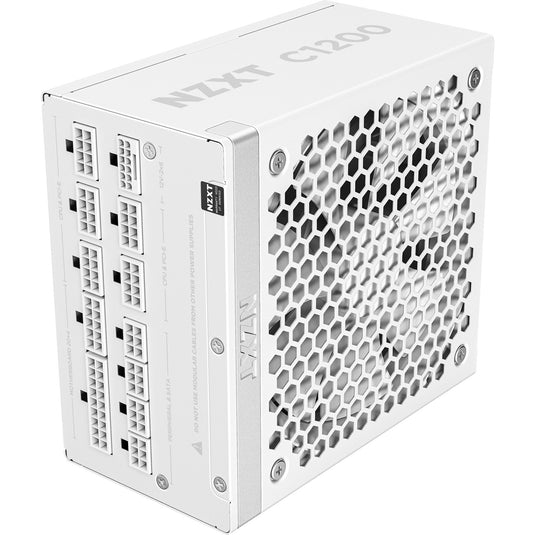 Nzxt c1200 gold atx 3.1 modulaire 1200 watt voeding (wit, 1x 12v-2x6, 3x pcie)