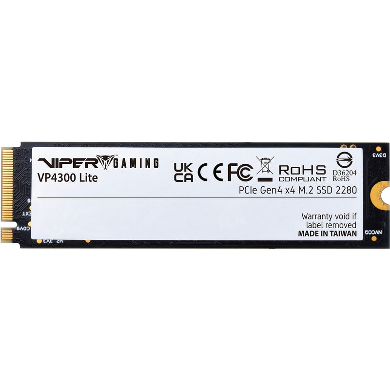 Afbeelding laden in galerijviewer, Patriot vp4300 lite 1 tb ssd (zwart, pcie 4.0 x4, nvme 2.0, m.2 2280)
