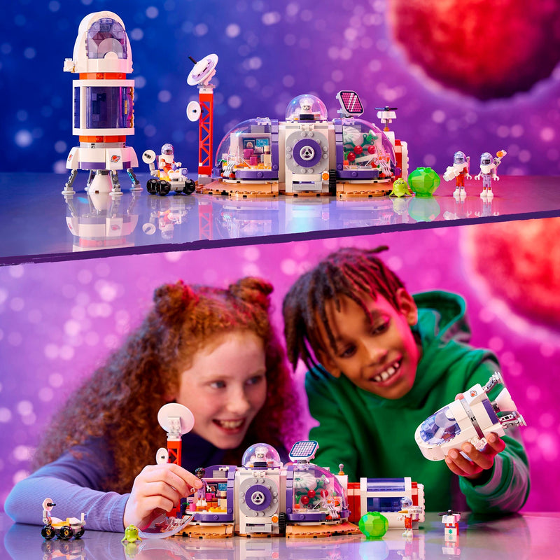 Afbeelding laden in galerijviewer, Lego friends - ruimtebasis op mars en raket constructiespeelgoed (42605)
