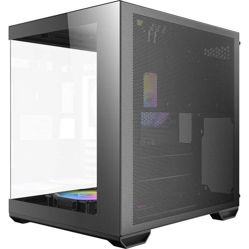 Afbeelding laden in galerijviewer, Antec cx60m argb mini tower behuizing (zwart | 3x usb-a | rgb | tempered glass)
