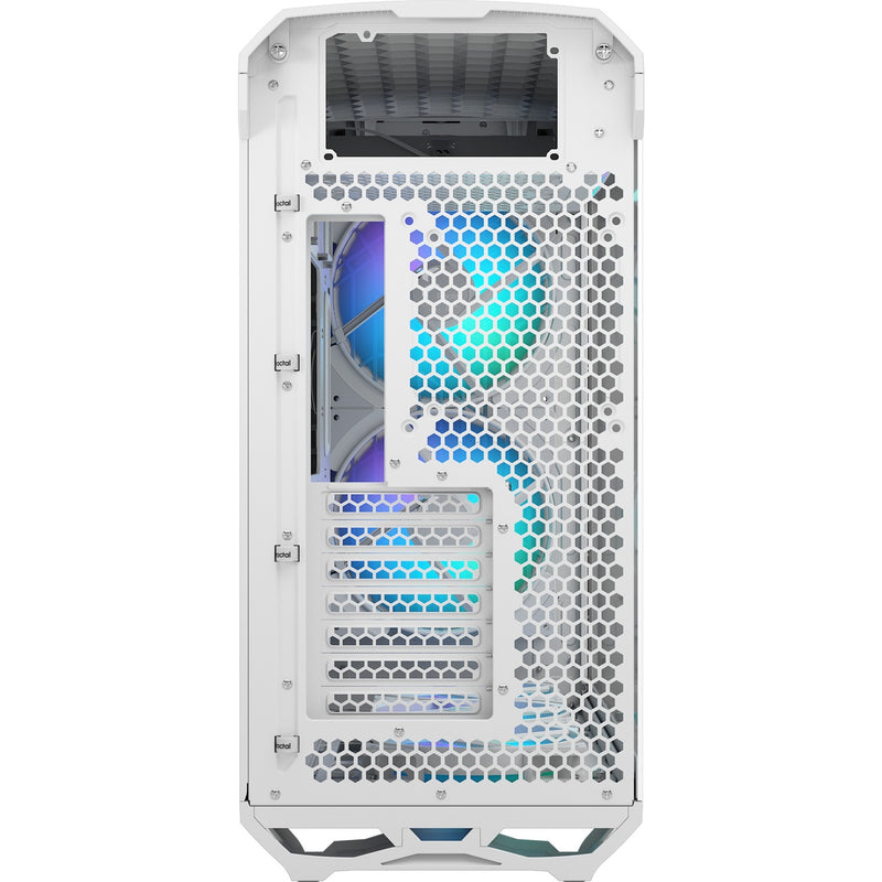 Afbeelding laden in galerijviewer, Fractal design torrent white rgb tg clear tint midi tower behuizing (wit | 2x usb-a | 1x usb-c | rgb | window)
