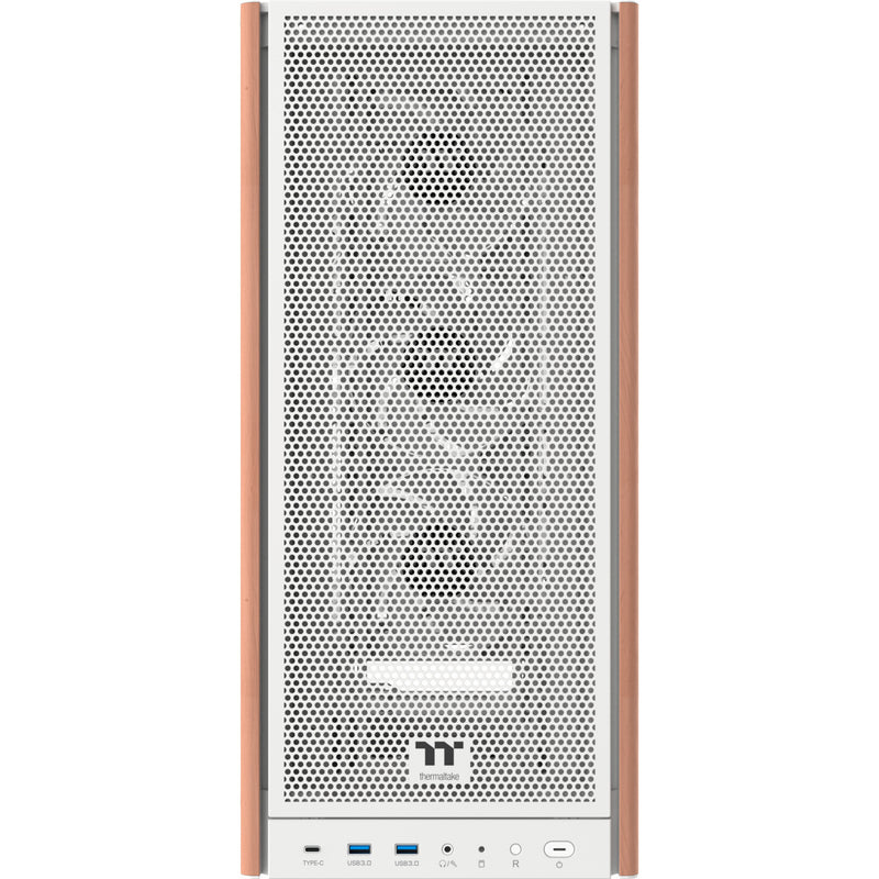 Afbeelding laden in galerijviewer, Thermaltake s370 ws snow midi tower behuizing (wit | 2x usb-a | 1x usb-c | tempered glass)
