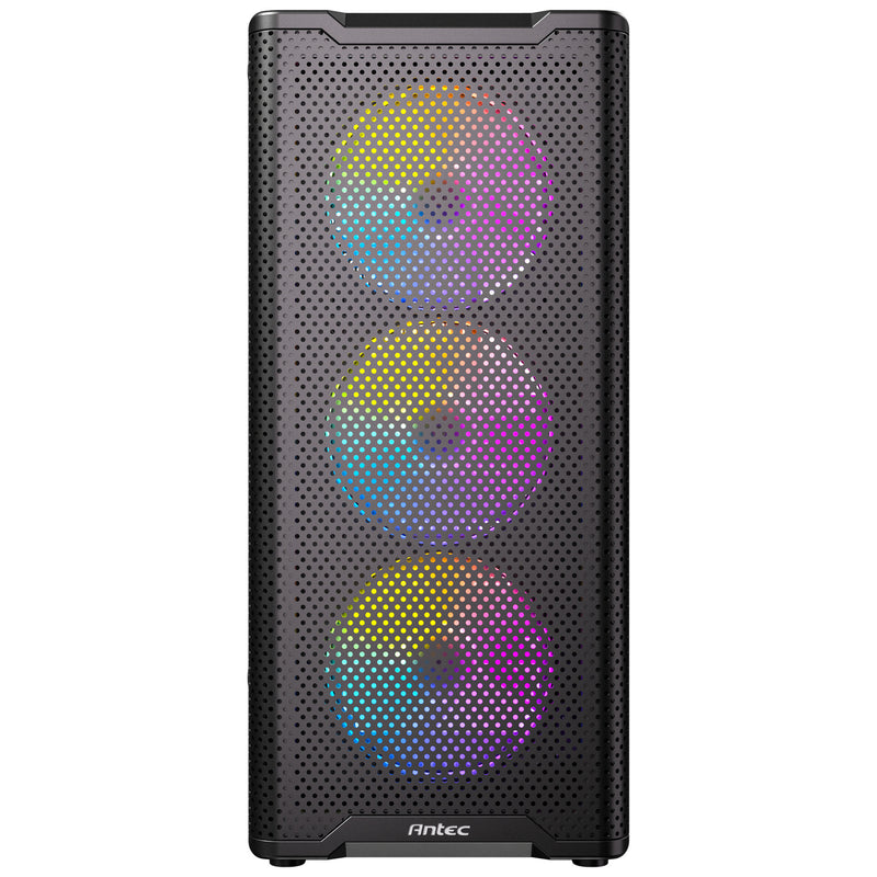 Afbeelding laden in galerijviewer, Antec vx310 argb midi tower behuizing (zwart | 3x usb-a | tempered glass)

