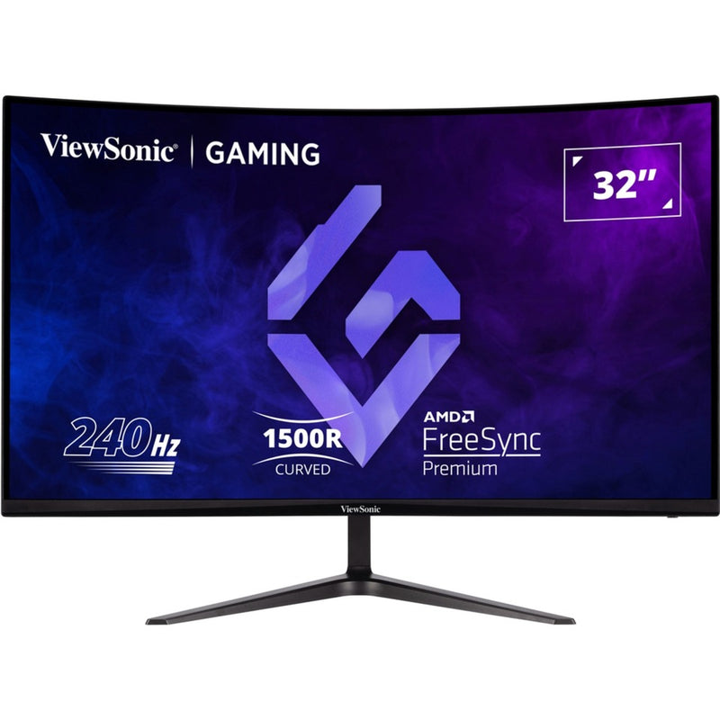 Afbeelding laden in galerijviewer, Viewsonic vx3219-pc-mhd 32 curved gaming monitor (zwart, 2x hdmi, 1x displayport, 240 hz)
