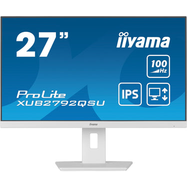 Iiyama prolite xub2792qsu-w6 27 monitor (wit, hdmi, displayport, 4x usb-a, usb-b)