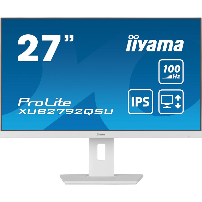 Afbeelding laden in galerijviewer, Iiyama prolite xub2792qsu-w6 27 monitor (wit, hdmi, displayport, 4x usb-a, usb-b)
