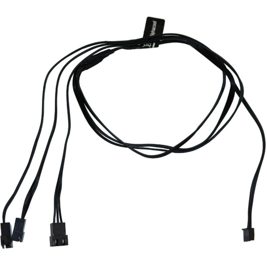 Alphacool digital rgb led y-kabel 3-weg met jst male connector (zwart, 60cm)