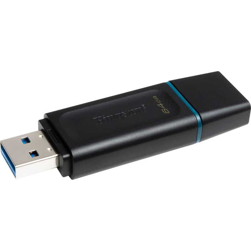 Afbeelding laden in galerijviewer, Kingston datatraveler exodia 64 gb usb-stick (zwart turquoise, dtx 64gb)
