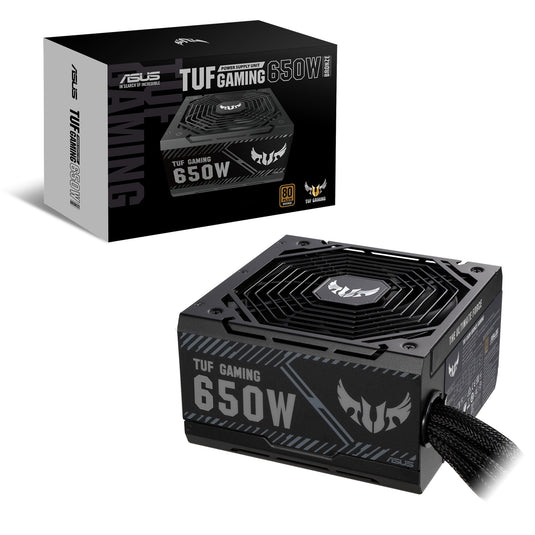 Asus tuf gaming 650b 650 watt voeding (zwart, 4x pcie)