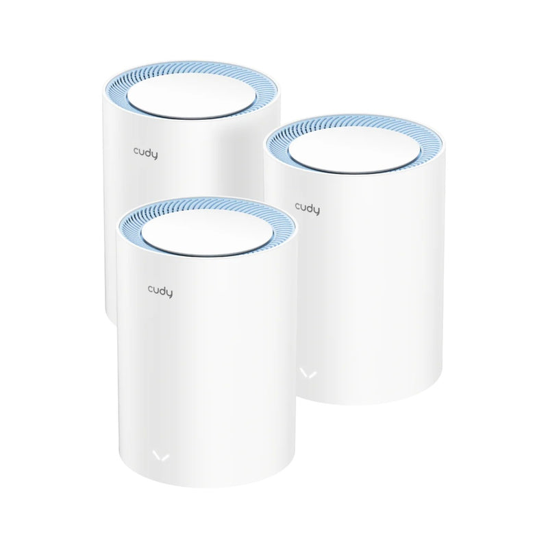 Afbeelding laden in galerijviewer, Cudy ac1200 mesh wi-fi system (3-pack) mesh router (wit)
