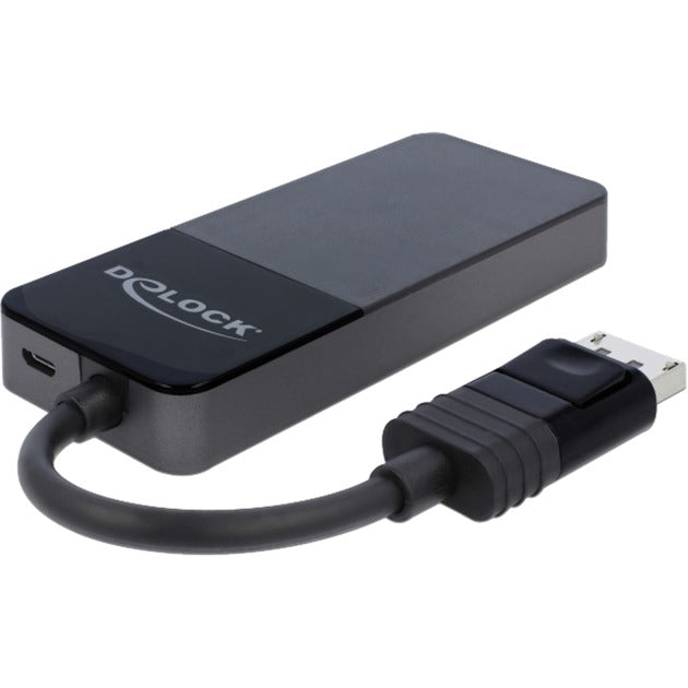 Afbeelding laden in galerijviewer, Delock displayport 1.4 in > 3x displayport out displayport splitter (zwart, 0,12 meter)
