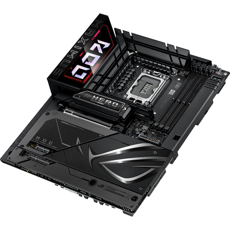 Afbeelding laden in galerijviewer, Asus rog maximus z890 hero btf socket 1851 moederbord (zwart, raid, 5 gb-lan, wi-fi 7, bt, sound, atx)
