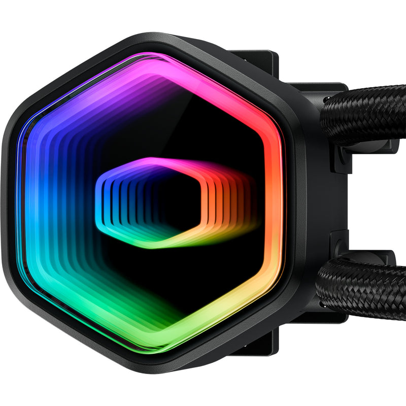 Afbeelding laden in galerijviewer, Cooler master masterliquid 360 core ii argb waterkoeling (zwart, 4-pins pwm fan-connector)
