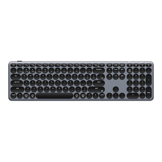 Keychron b5 pro-k1 toetsenbord (grijs, us lay-out (qwerty), scissor switches, 100%, abs keycaps, 2.4 ghz bluetooth usb)