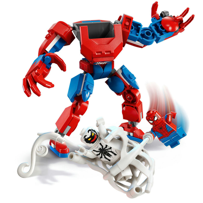 Afbeelding laden in galerijviewer, Lego marvel super heroes - spider-man mecha vs. anti-venom constructiespeelgoed (76308)
