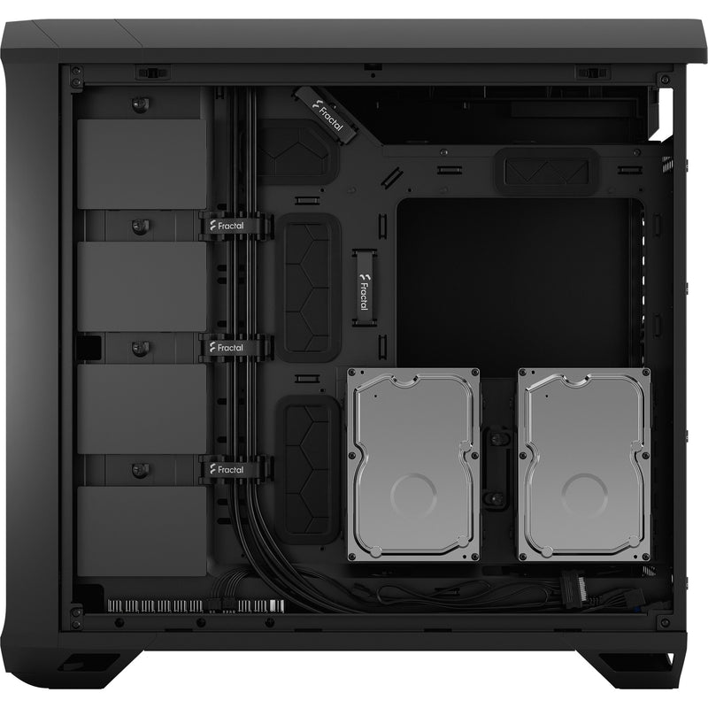 Afbeelding laden in galerijviewer, Fractal design torrent black solid midi tower behuizing (zwart | 2x usb-a | 1x usb-c)

