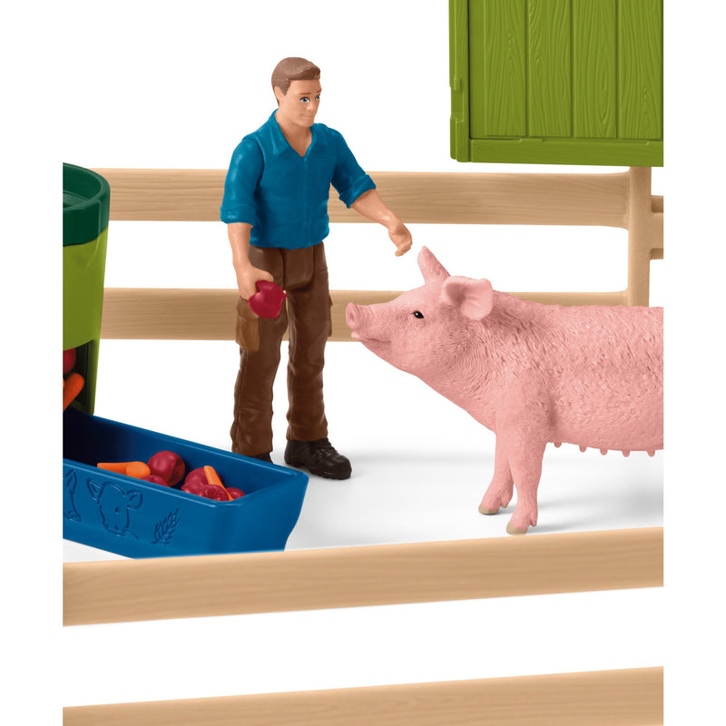Afbeelding laden in galerijviewer, Schleich farm world - grote stal, geel speelfiguur
