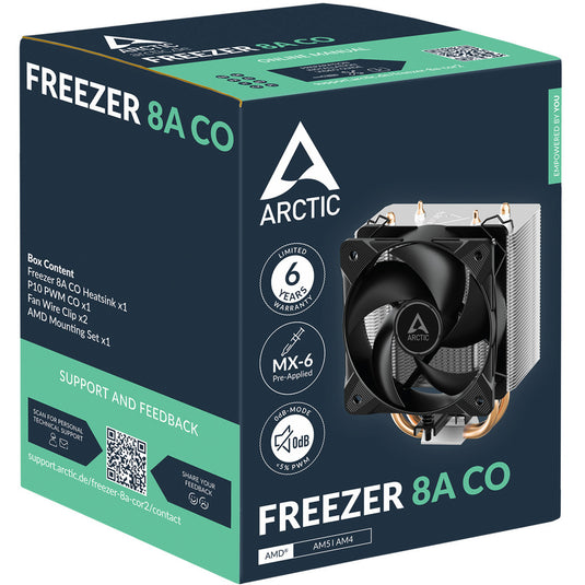 Arctic freezer 8a co cpu-koeler (4-pin pwm)