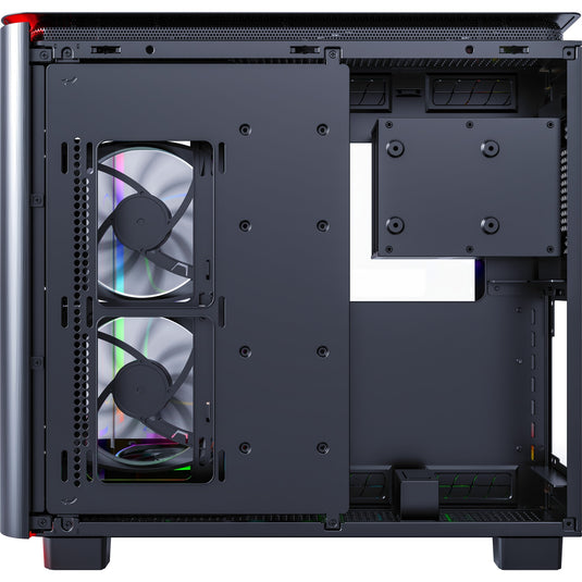 Montech king 95 pro midi tower behuizing (zwart | 2x usb-a | 1x usb-c | rgb | tempered glass)
