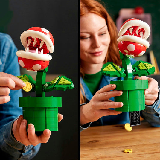 Lego super mario - piranha plant constructiespeelgoed (71426)