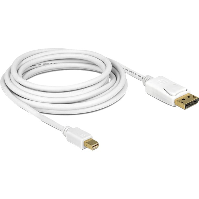Afbeelding laden in galerijviewer, Delock mini-displayport naar displayport kabel (wit, 1 meter)
