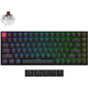 Keychron k2 qmk-h3 rgb mechanisch toetsenbord (zwart, us lay-out (qwerty), super brown, 75%, rgb leds, cherry double-shot pbt, hot swap, bluetooth 5.2 | usb-c)
