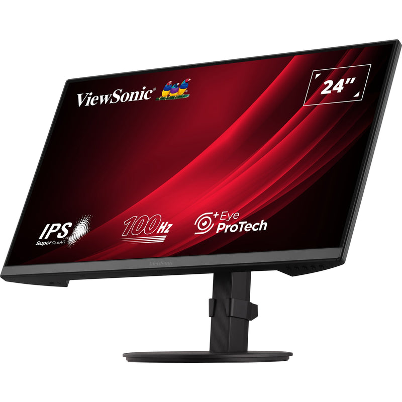 Afbeelding laden in galerijviewer, Viewsonic vg2408a 24 monitor (zwart, 1x hdmi, 1x displayport, usb-c, usb-a, sound, 100 hz)
