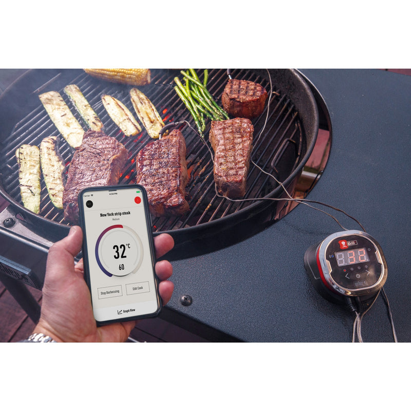 Afbeelding laden in galerijviewer, Weber igrill 2 thermometer
