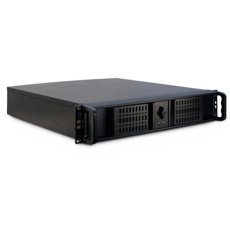 Afbeelding laden in galerijviewer, Inter-tech 2u-2098-sk rack behuizing (zwart | 2x usb-a)
