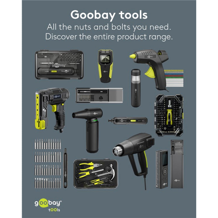 Afbeelding laden in galerijviewer, Goobay cordless mini vacuum cleaner superior handstofzuiger (zwart)
