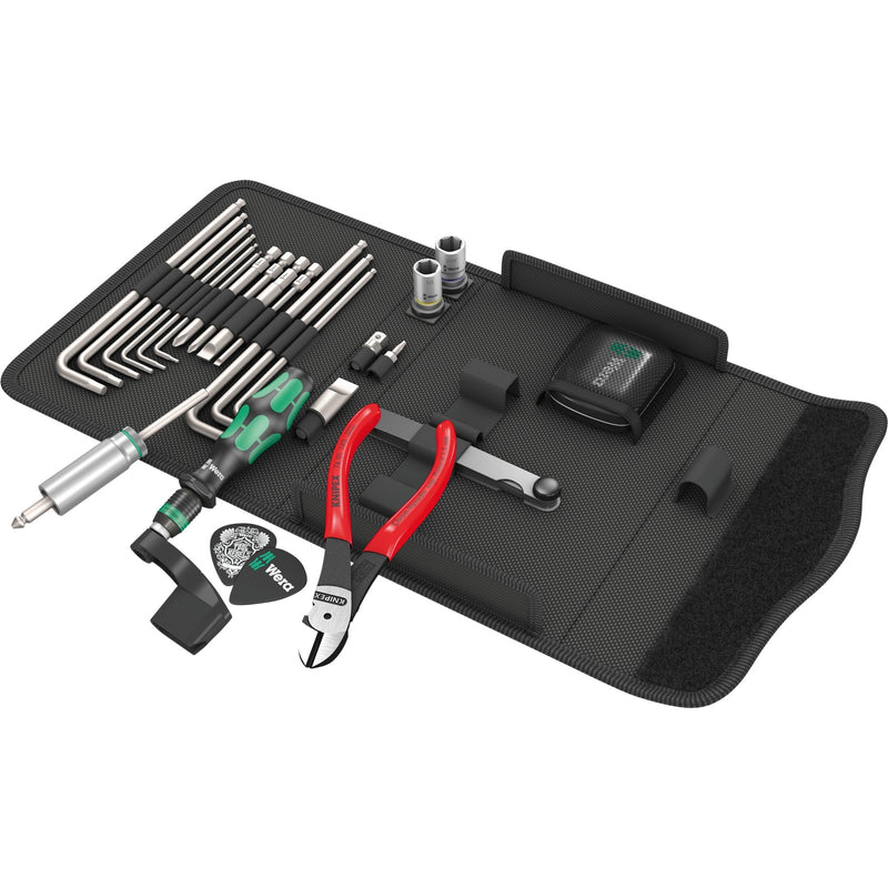 Afbeelding laden in galerijviewer, Wera 9100 gitarenreparatieset, 27‑delig gereedschapsset (zwart)
