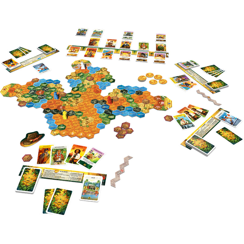 Afbeelding laden in galerijviewer, 999games 999 games de zoektocht naar el dorado: de gouden tempels bordspel (nederlands, 2 - 4 spelers, 60 minuten, vanaf 10 jaar)

