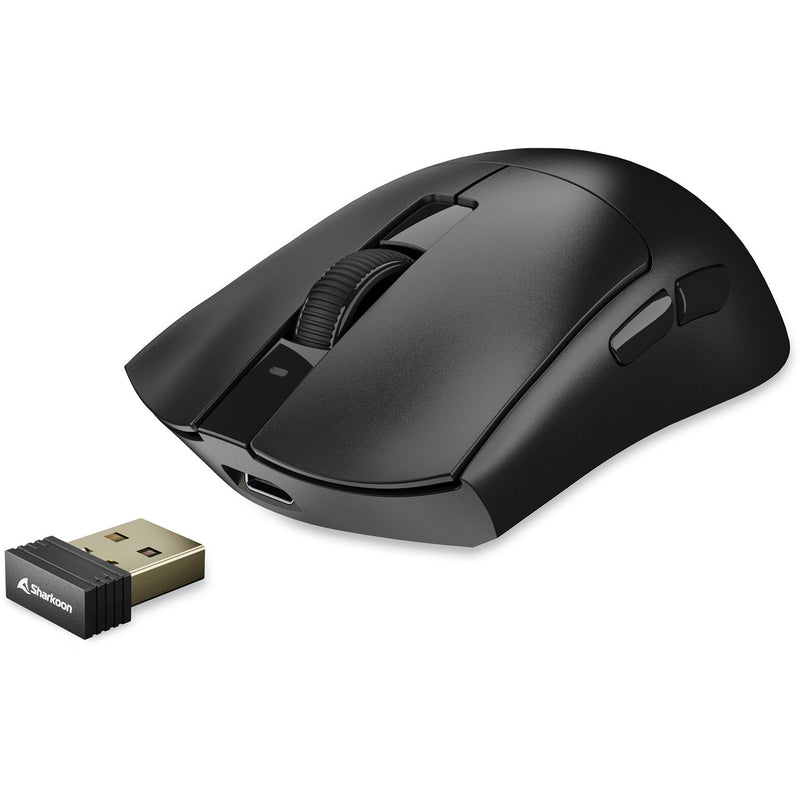 Afbeelding laden in galerijviewer, Sharkoon fireglider one gaming muis (zwart, 400 - 12.000 dpi, 2.4 ghz usb)
