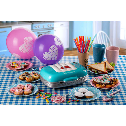 Ariete party time tosti cupcake maker 1972 01 sandwichmaker (lichtblauw)