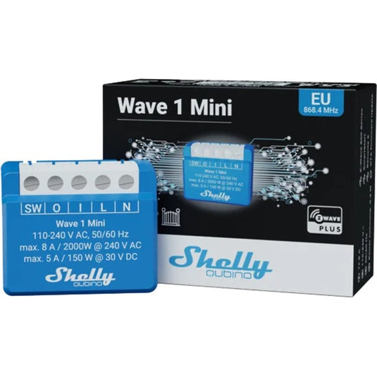 Shelly qubino wave 1 mini schakelactor z-wave