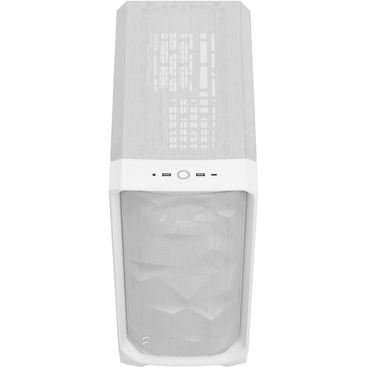 Fractal design meshify 3 midi tower behuizing (wit | 2x usb-a | 1x usb-c | tempered glass)