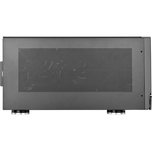 Silverstone crown 04 htpc behuizing (donkergrijs | 4x usb-a | 1x usb-c)
