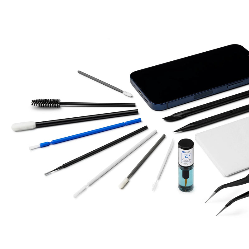 Afbeelding laden in galerijviewer, Ifixit precision cleaning kit gereedschapsset (zwart blauw)
