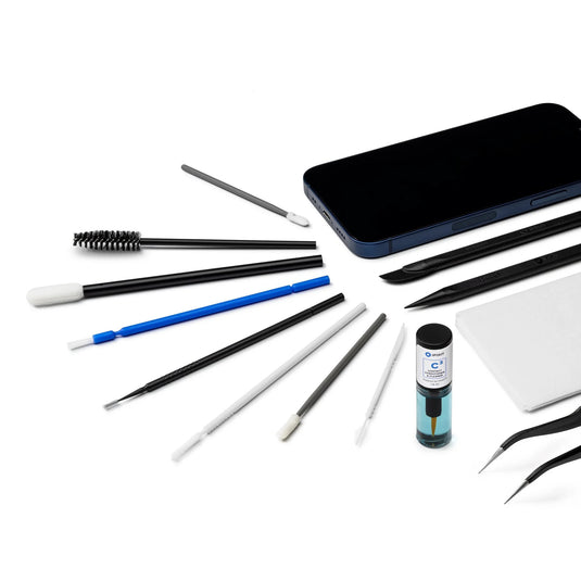 Ifixit precision cleaning kit gereedschapsset (zwart blauw)