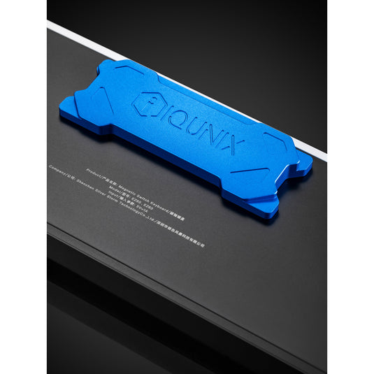 Iqunix ez60 magnetic switch gaming he keyboard (zwart, us lay-out (qwerty), gateron magnetic jade gaming, 60%, rgb, double shot pbt keycaps)