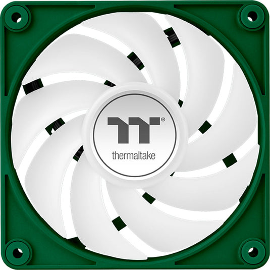 Thermaltake ct120 ex argb sync pc cooling fan racing green (3-fan pack) case fans (groen, 3 stuks, 120 x 120 x 25 mm, pwm)