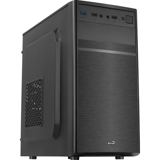 Aerocool cs-103 mini tower behuizing (zwart | 3x usb-a)