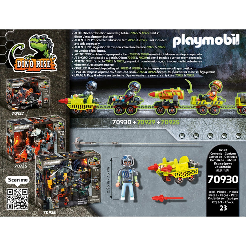 Afbeelding laden in galerijviewer, Playmobil dino rise - mijncruiser constructiespeelgoed (70930)
