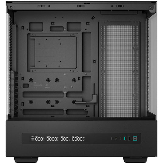 Deepcool ch690 digital midi tower behuizing (zwart | 2x usb-a | 1x usb-c | tempered glass)