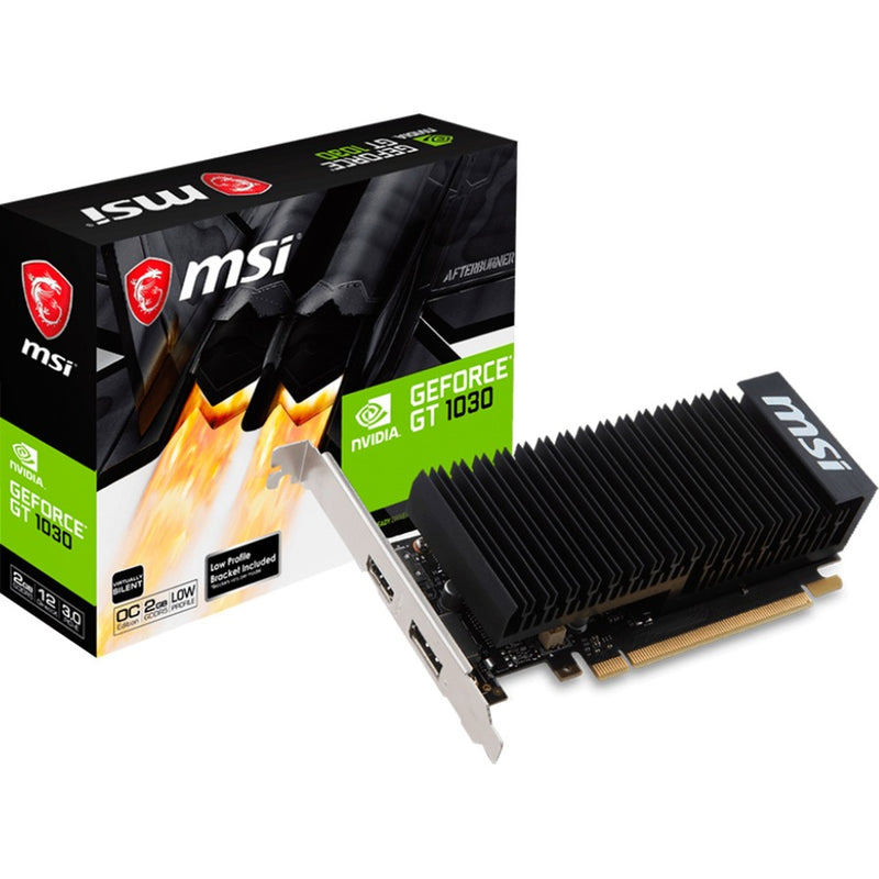Afbeelding laden in galerijviewer, Msi geforce gt 1030 2ghd4 lp oc grafische kaart (hdmi, displayport)
