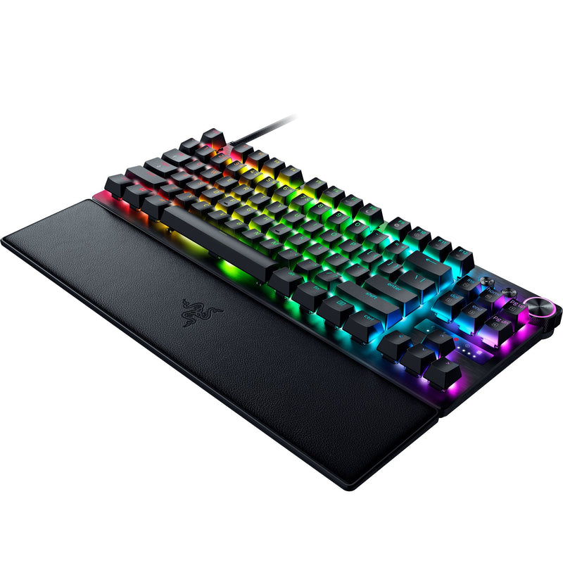 Afbeelding laden in galerijviewer, Razer huntsman v3 pro tkl rgb mechanisch gaming toetsenbord (zwart, us lay-out (qwerty), analog optical gen 2, 80% (tkl), double-shot pbt)
