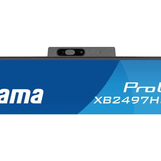 Iiyama prolite xb2497hsnh-b1 23.8 monitor (zwart, hdmi, displayport, lan, audio, usb-c, webcam)