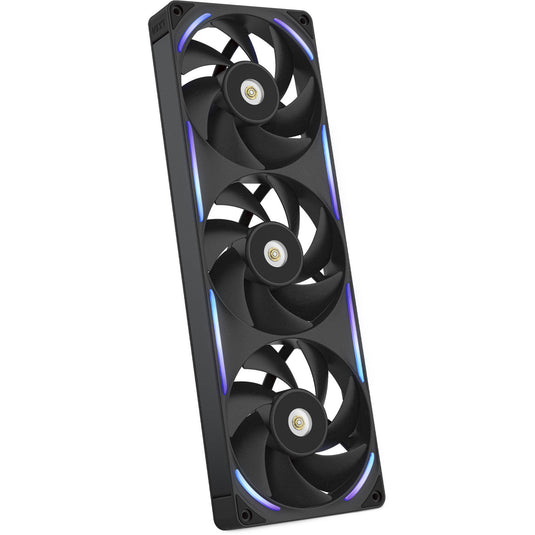 Nzxt f360x rgb case fans (zwart, 3 stuks, 360 x 120 x 30 mm, pwm)