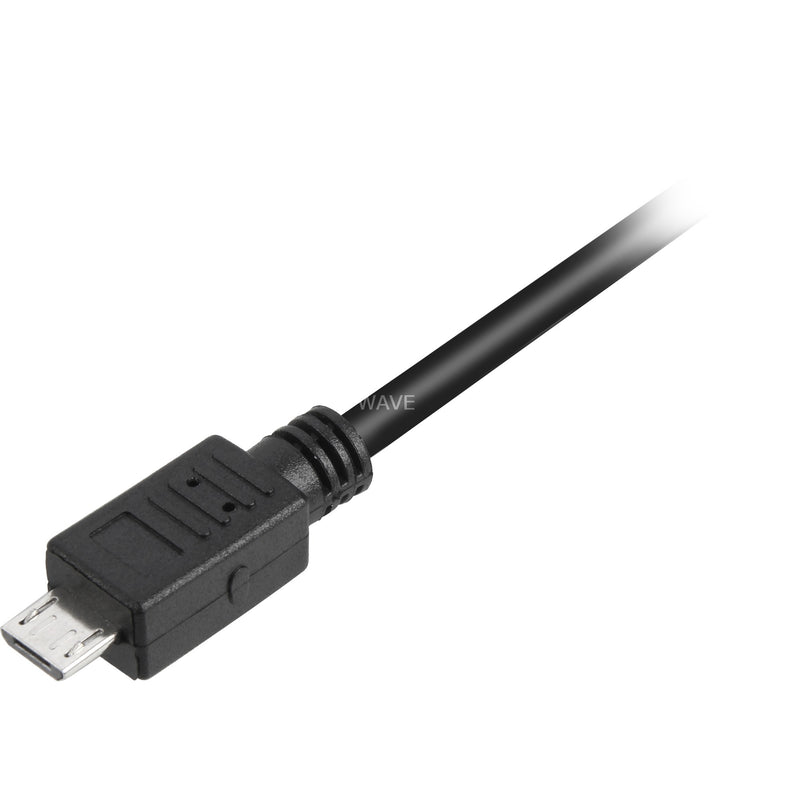 Afbeelding laden in galerijviewer, Sharkoon usb-a 2.0 > micro usb-b kabel (zwart, 2 meter)
