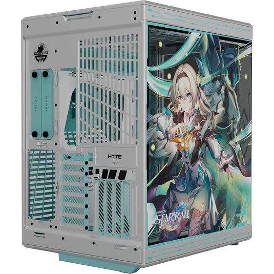 Hyte y70 firefly edition midi tower behuizing (2x usb-a | 1x usb-c | tempered glass)